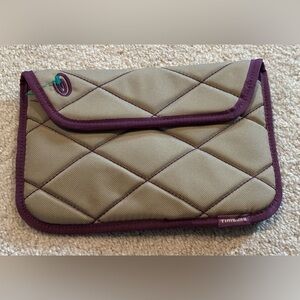Timbuk2 Quilted Accessories Sleeve Plum Trim Padded Travel Bag